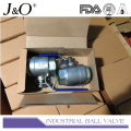 2PC Flanged End Ball Valve with Mounting Pad JIS10k